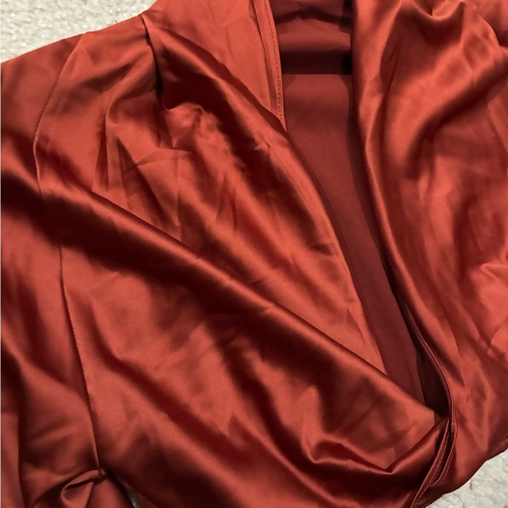 Elegant Rust red two piece set - Picture 2 of 4